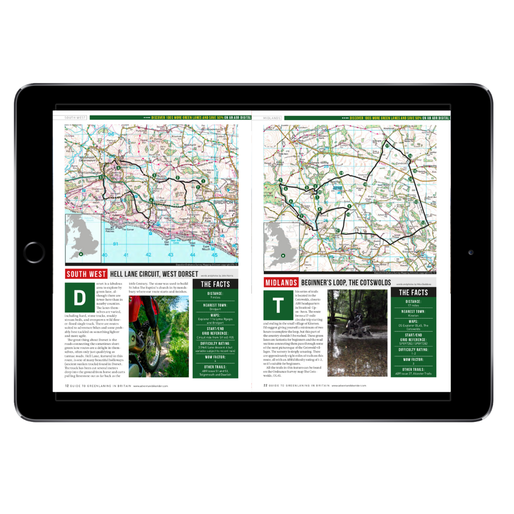 green-lane-maps-ipad