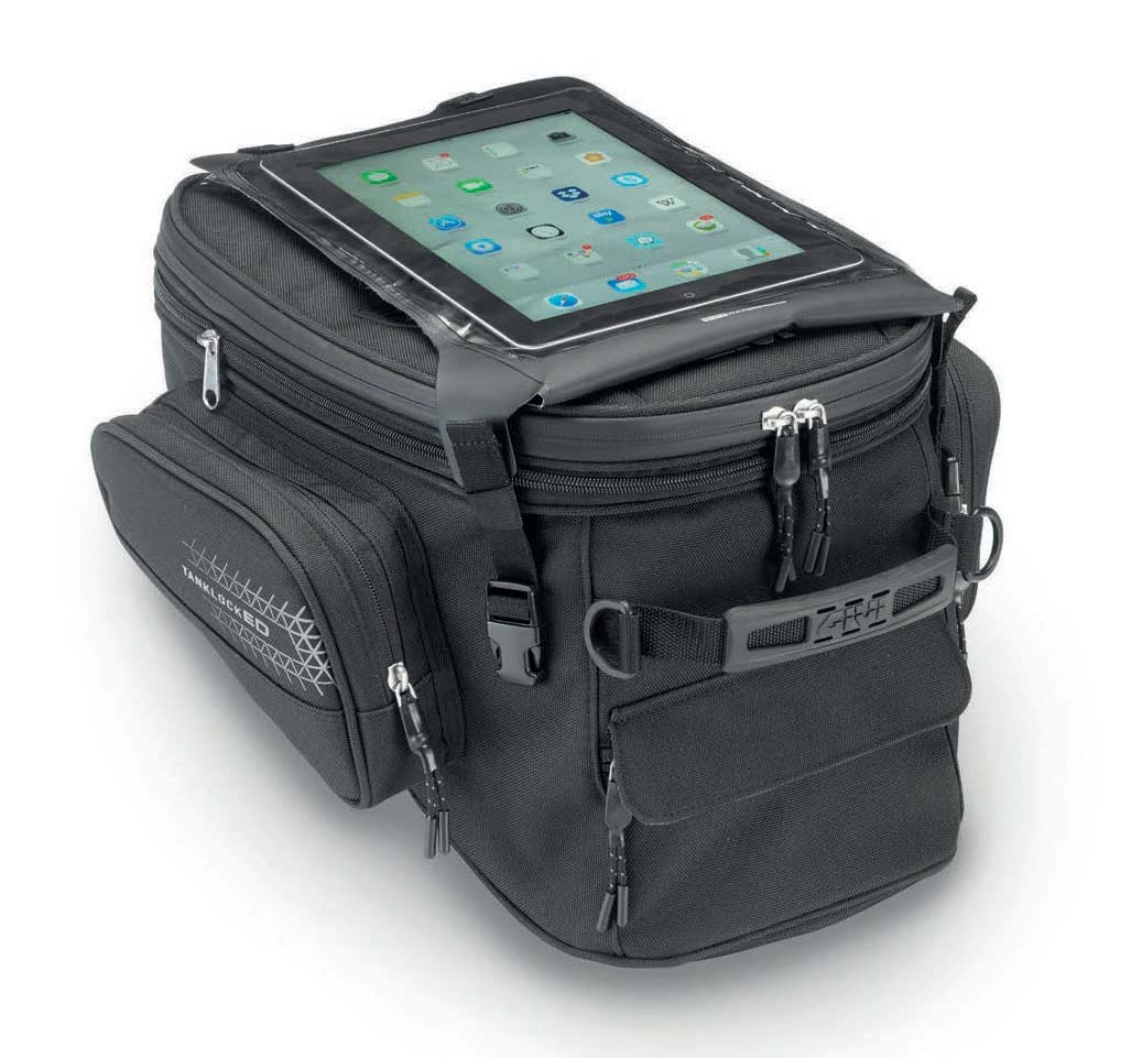 Waterproof Tank Storage Bag with Transparent Phone pocket Universal Motorcycle Tank Bags Blue 