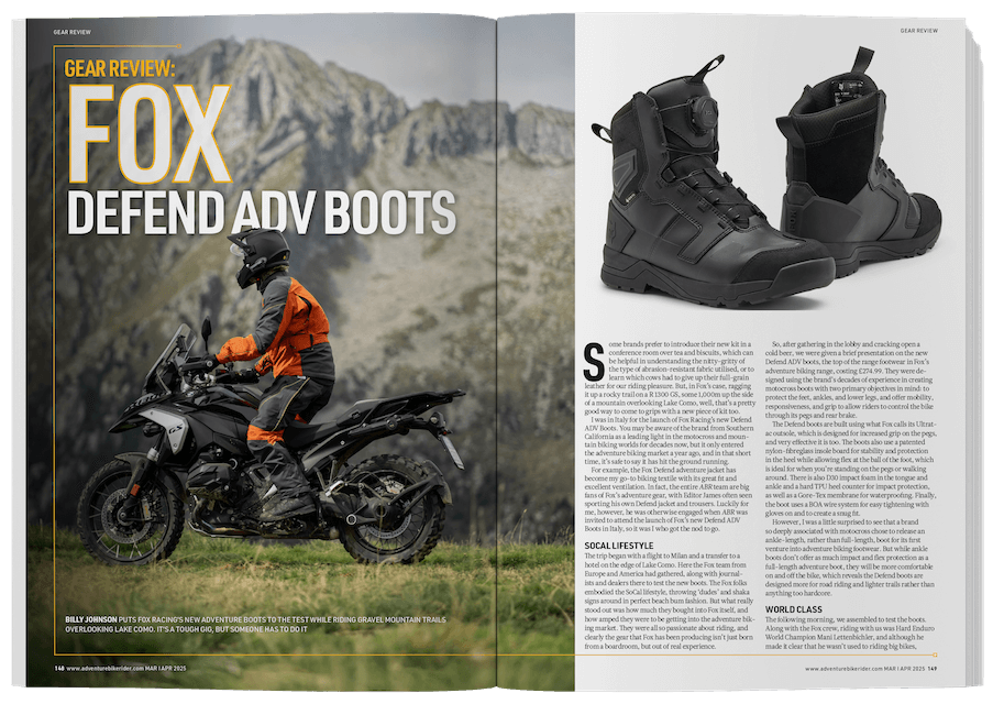 ABR issue 86 Fox boots review ABR issue 86 Fox boots review