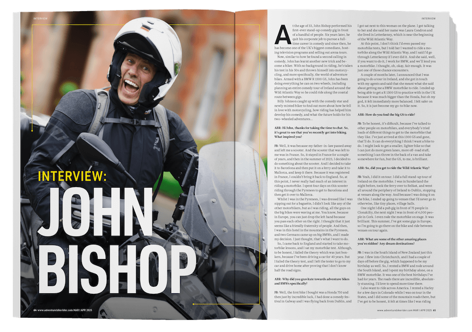 Interview John Bishop ABR issue 86 Interview John Bishop ABR issue 86