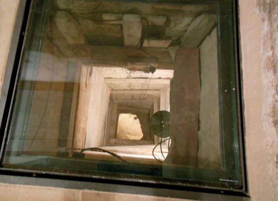 An escape tunnel