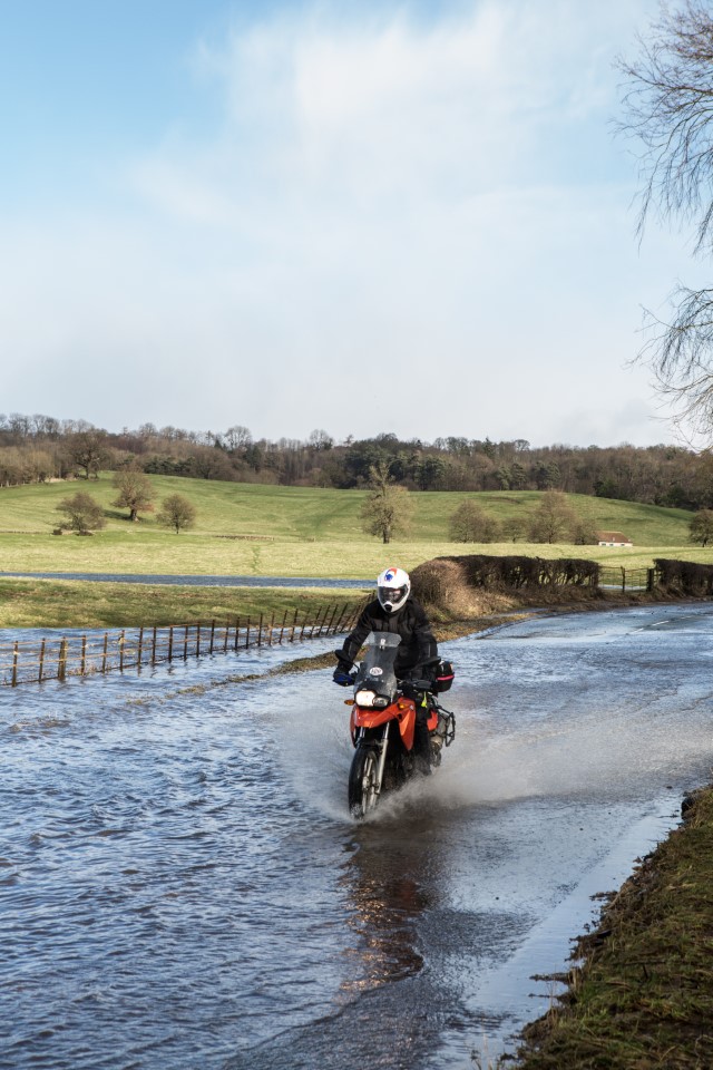 Burst water near masham