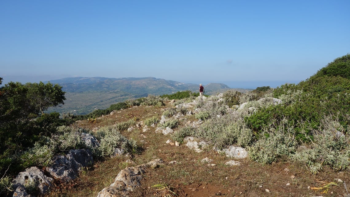 Crawshaw atop Kastelli