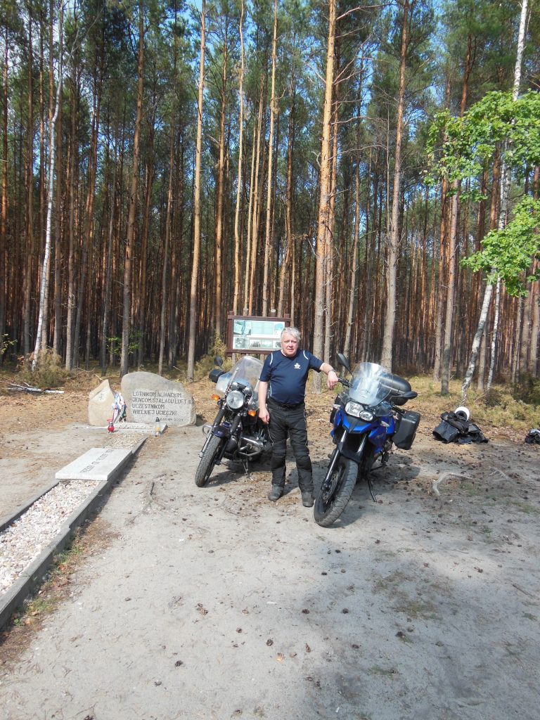 David at the exit from the tunnel