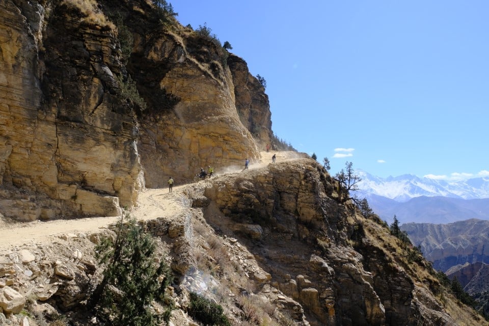 Descending Bhena hill