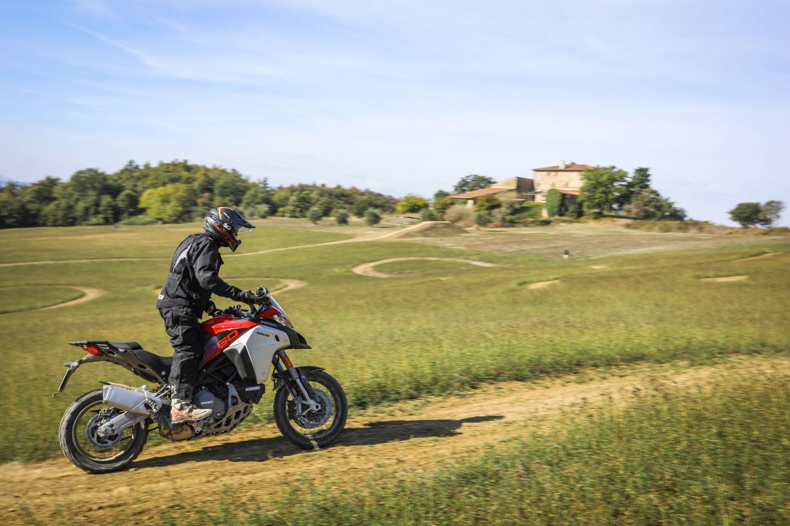 Ducati 1260 Enduro red