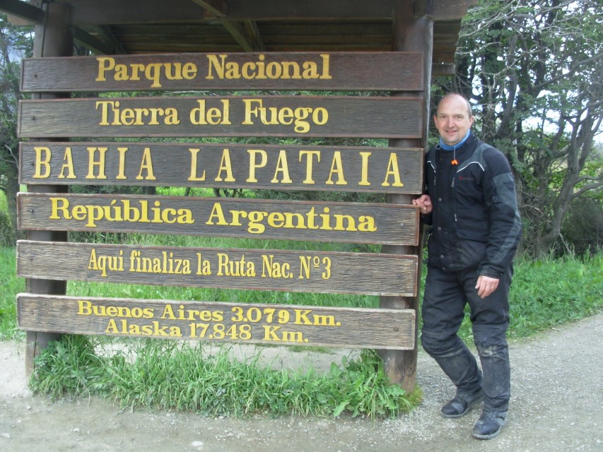 End of Ruta 3 Ushuaia