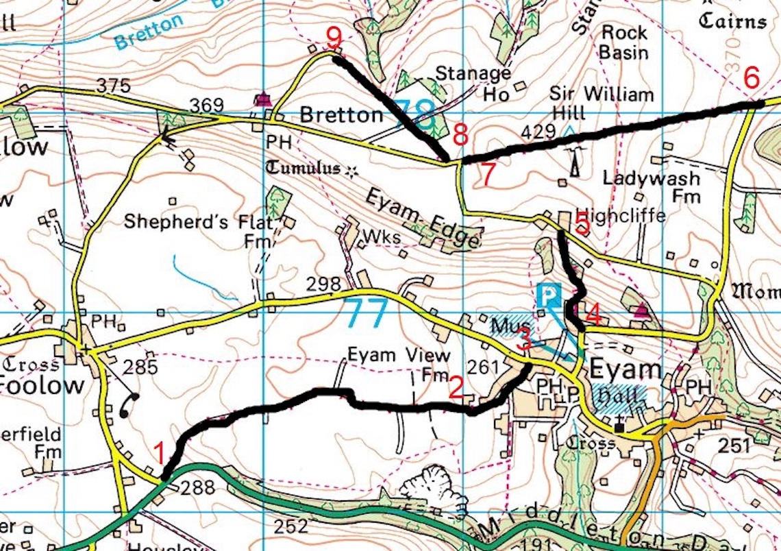 Eyam-Route