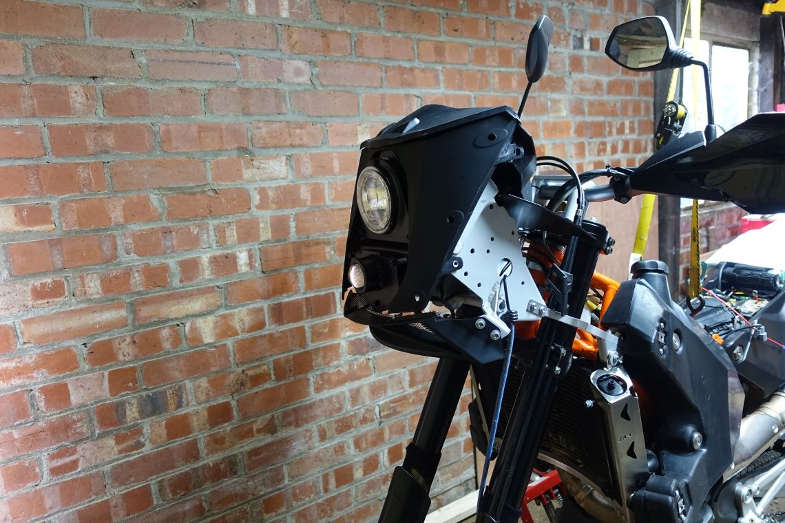 Fairing and Headlamp frame