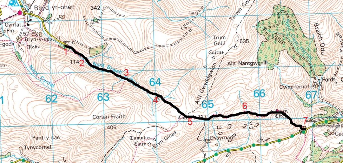 Happy Valley Route Map