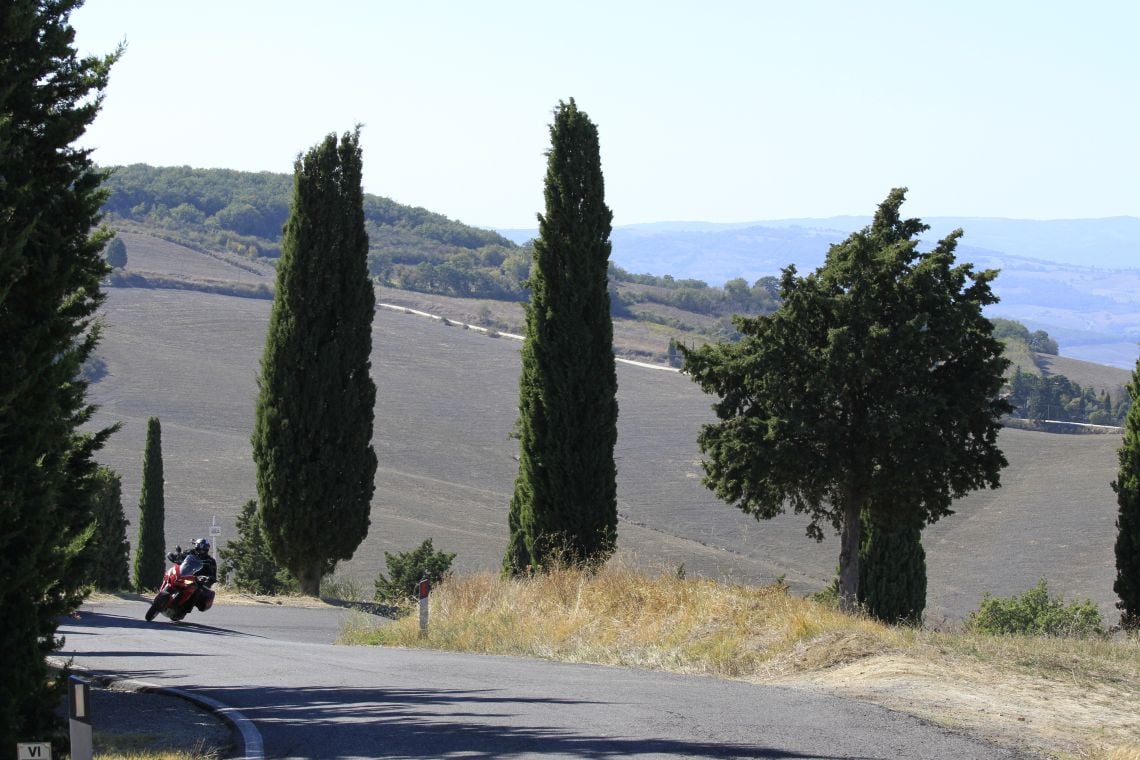 Heading up to Monticchiello