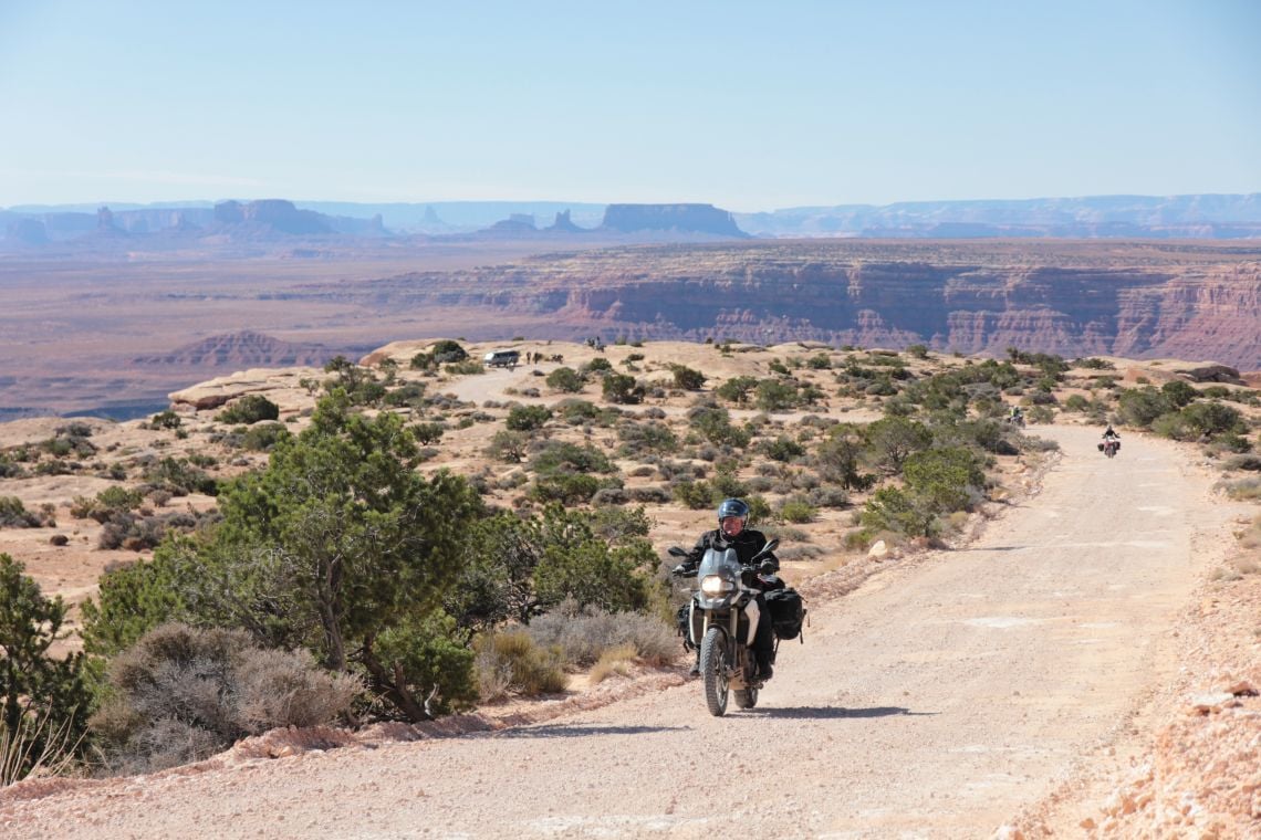 Monument valley in the distance