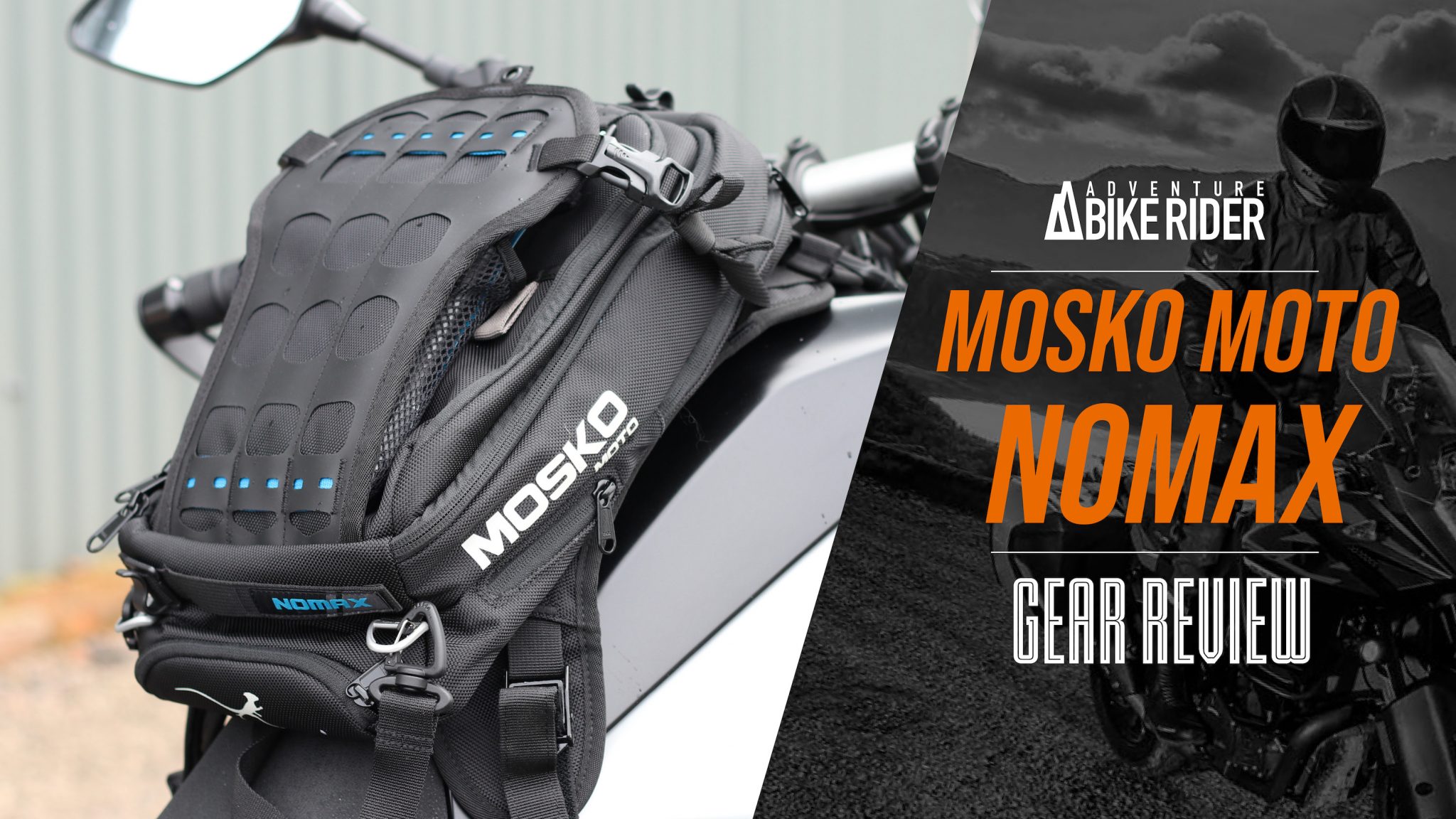 Watch Mosko Moto Nomax motorcycle tank bag review