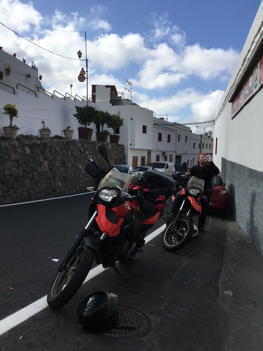 Much needed water stop
