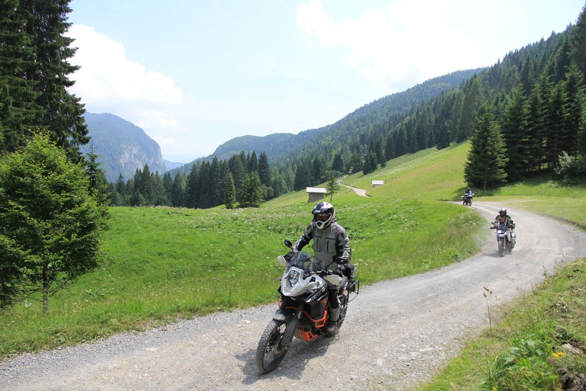 Alpine bliss along Passo Della Forcella