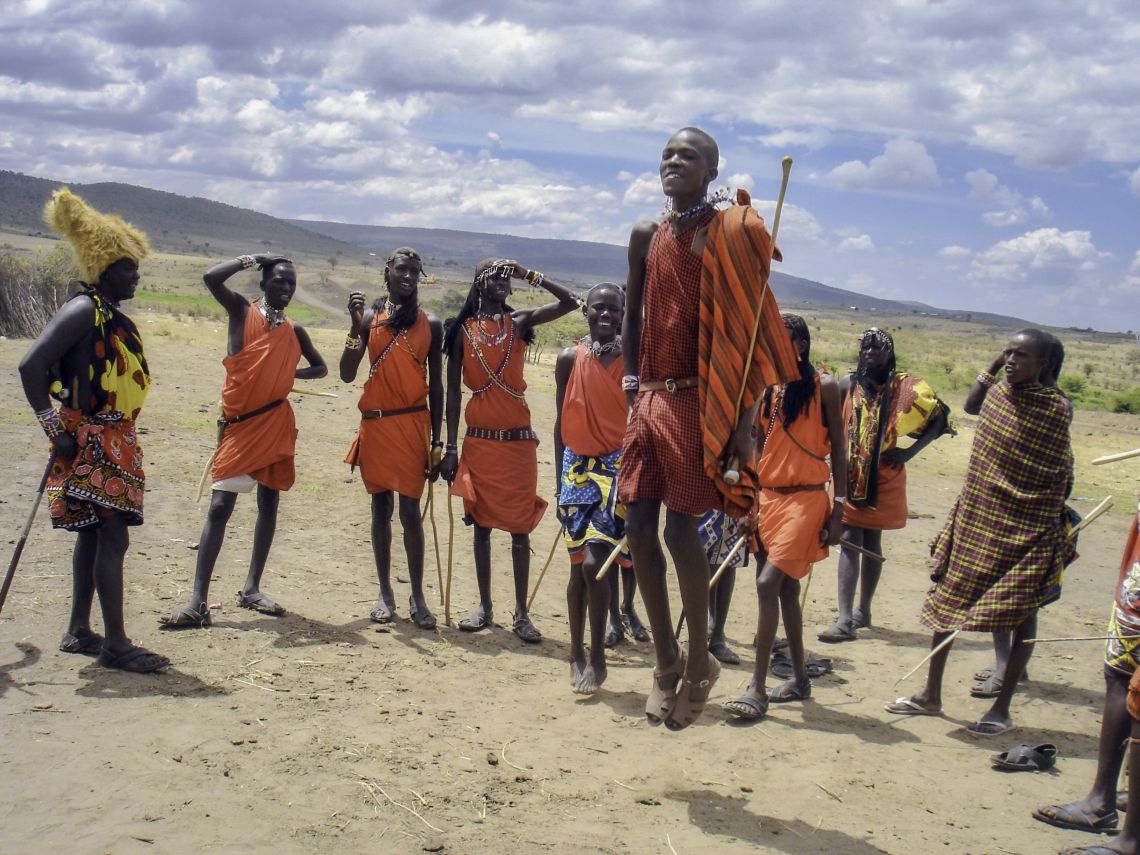 Spending time with maasai