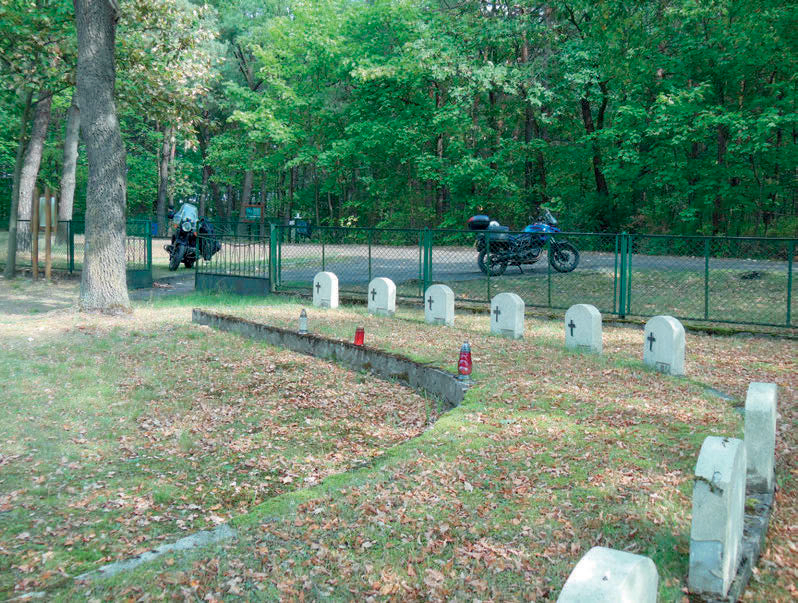 The Cemetery next to the camp