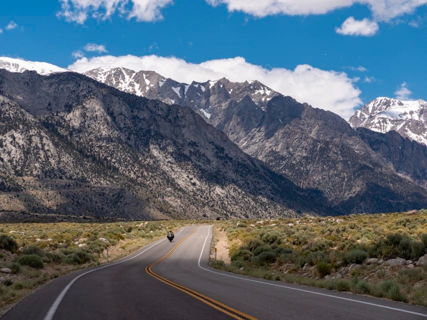 WHITNEY PORTAL ROAD with Mount Whitney in back 3