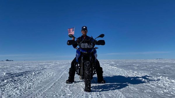 Destination Antarctica Kenneth Friedman travels to Antarctica to fulfil his dream of riding a motorcycle on each of the Earth’s seven continents 
