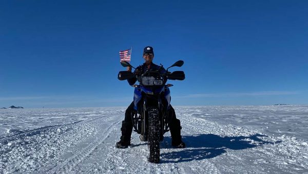 Destination Antarctica Kenneth Friedman travels to Antarctica to fulfil his dream of riding a motorcycle on each of the Earth’s seven continents