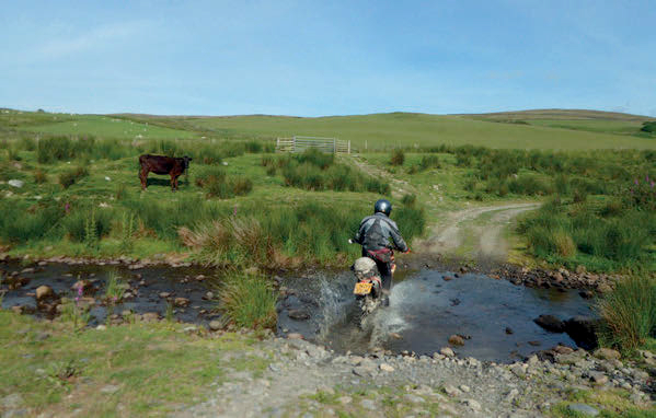 navigating a rocky water crossing