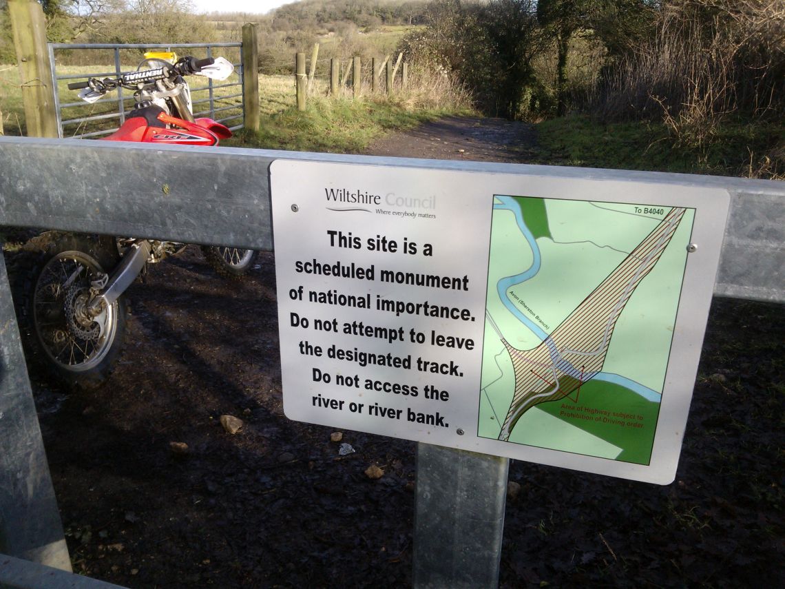 15 Motorbikes allowed and everyone matters [fine print] on the Fosse