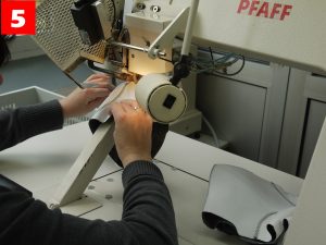 5_heat sealing the Gore Tex