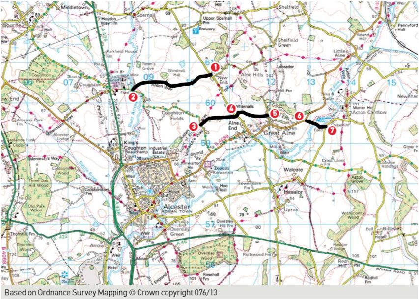 Alcester Map
