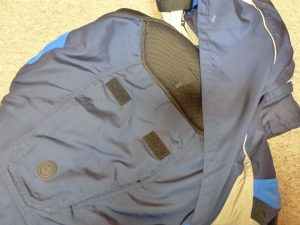 BMW rear air mesh and hydration pocket