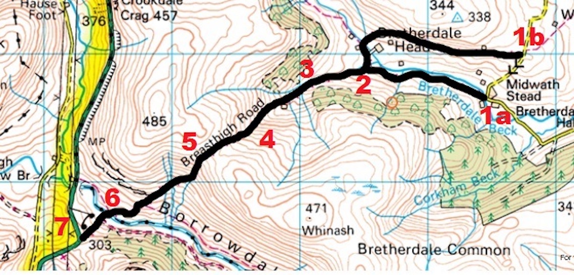 Breasthigh Route