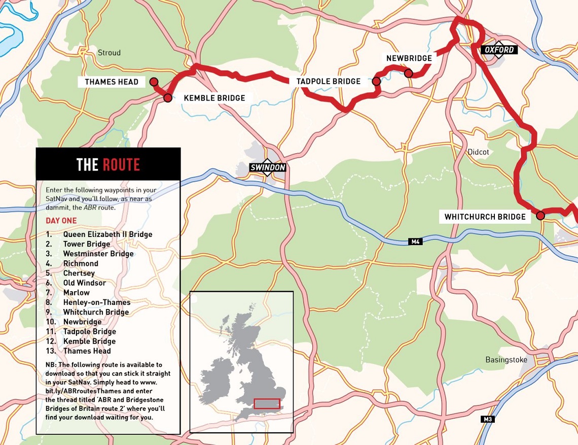Bridges Route Map 1