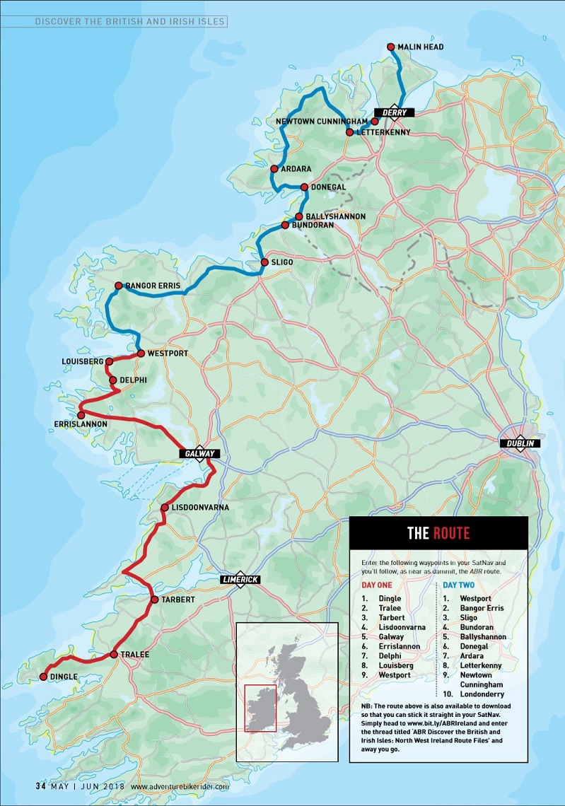 British and irish isles map