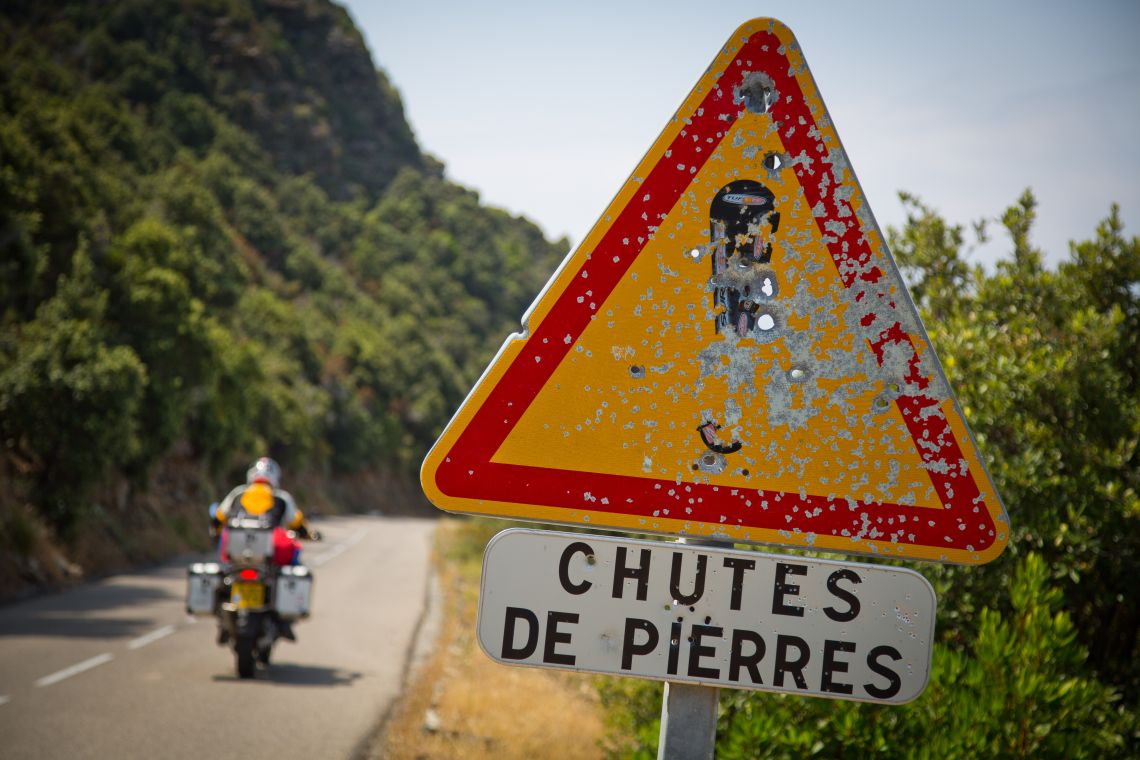 Bullet holes a reminder of Corsica's troubled past