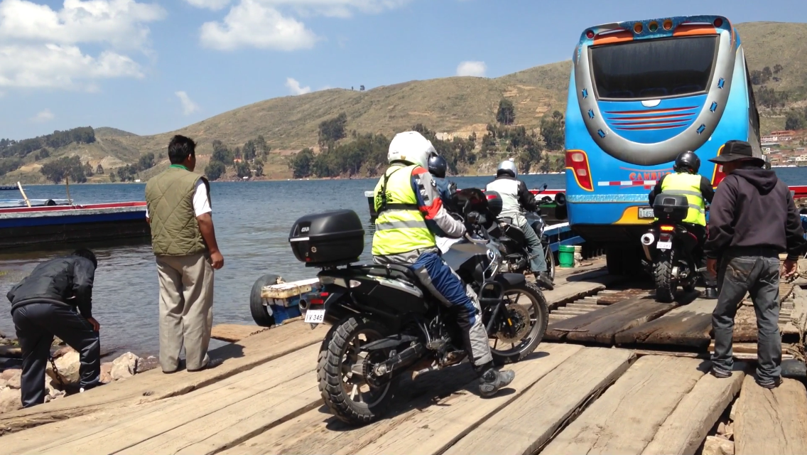 Crossing Lake Titicaca