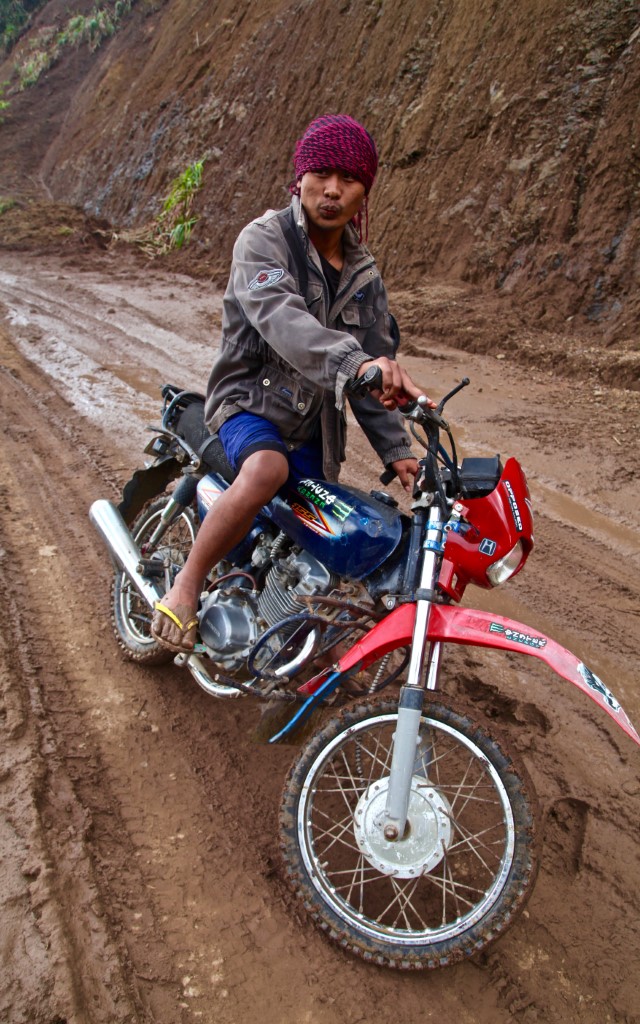 Dax and his Chinese 150cc dirt-going bike