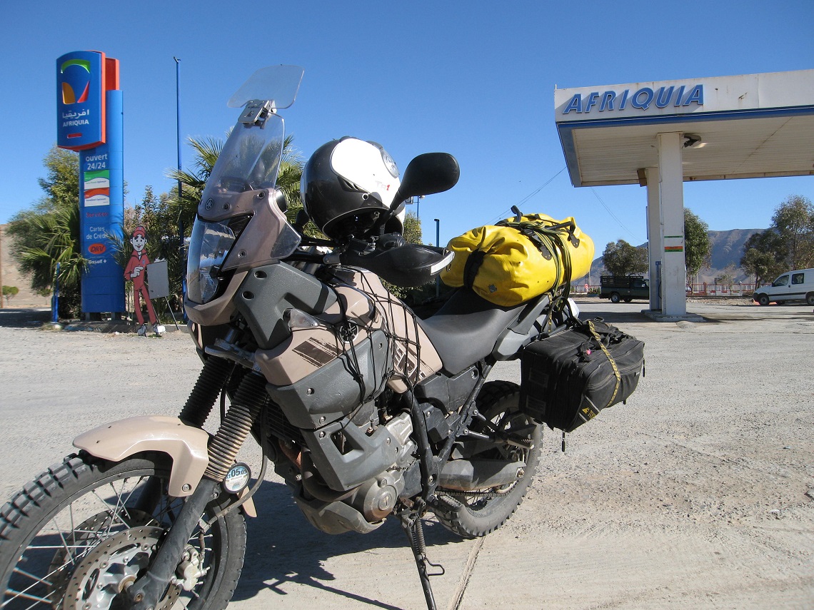 Filling up in Morocco