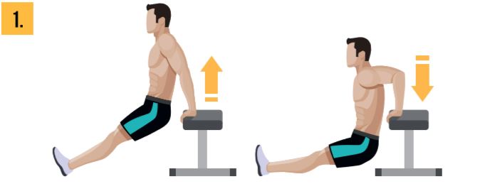 Fitness Dipping In