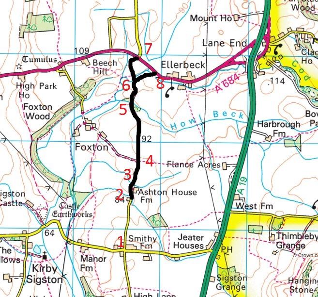 Foxton Lane Route
