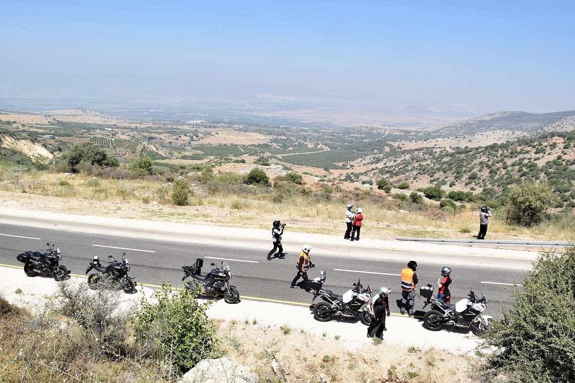 Heading towards the Golan Heights
