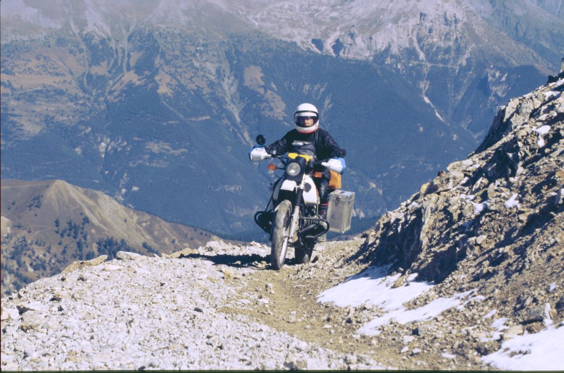 Herbert in the Alps in 1986