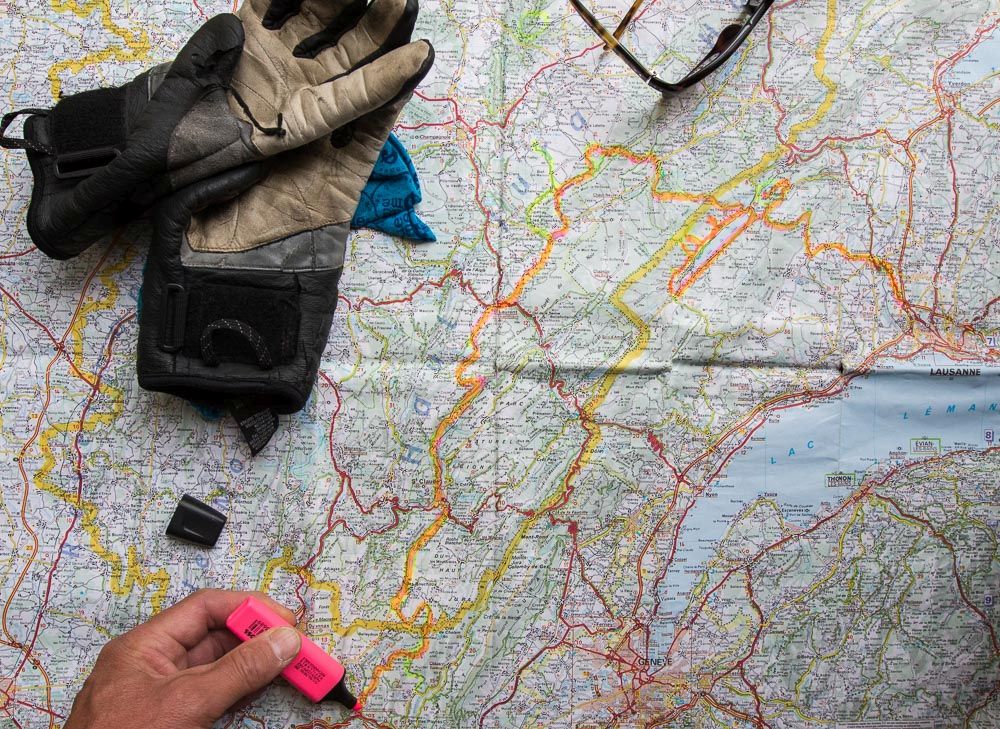 Johns impromtu route