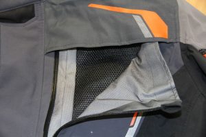 KTM chest vents open