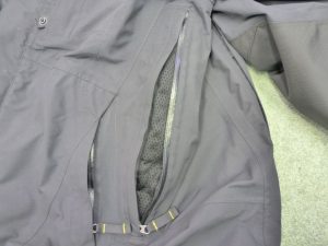 Klim side vent and pocket