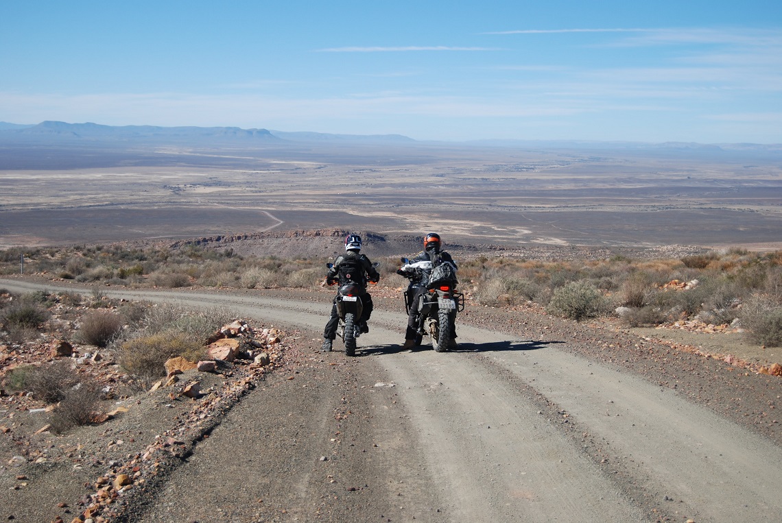 Looking over the plain