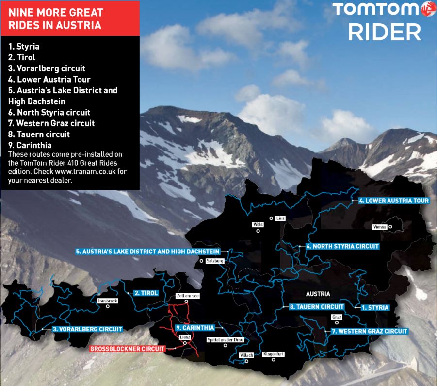 Map Austria