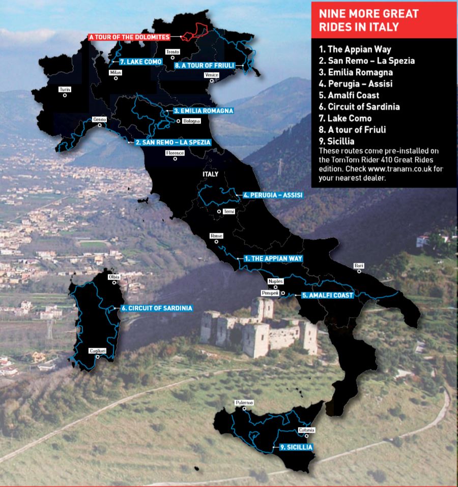 Map Italy