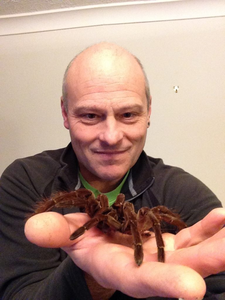 Mike and a Tarantula