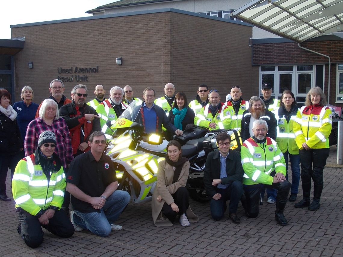 Money raised for Blood Bikes