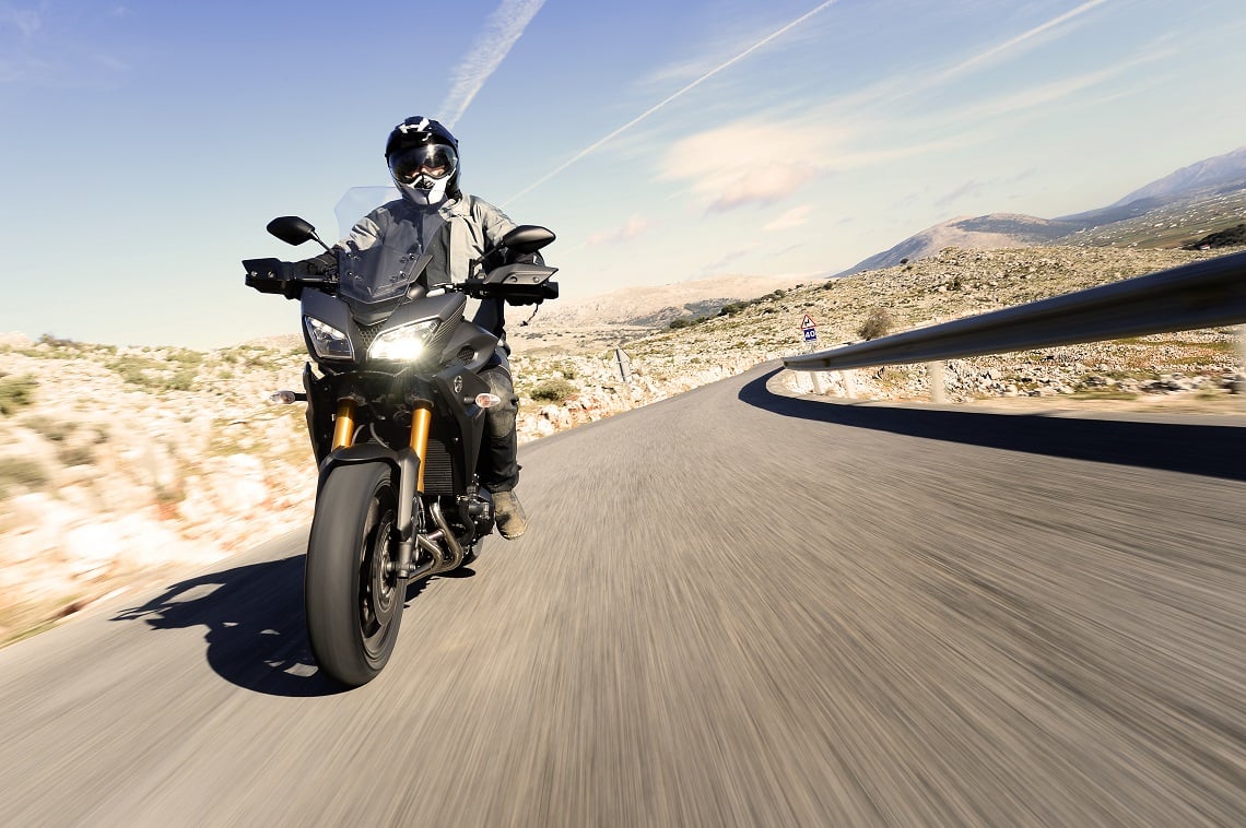 On the mountain roads in spain