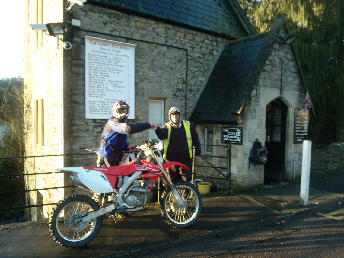 Paying the toll Batheaston